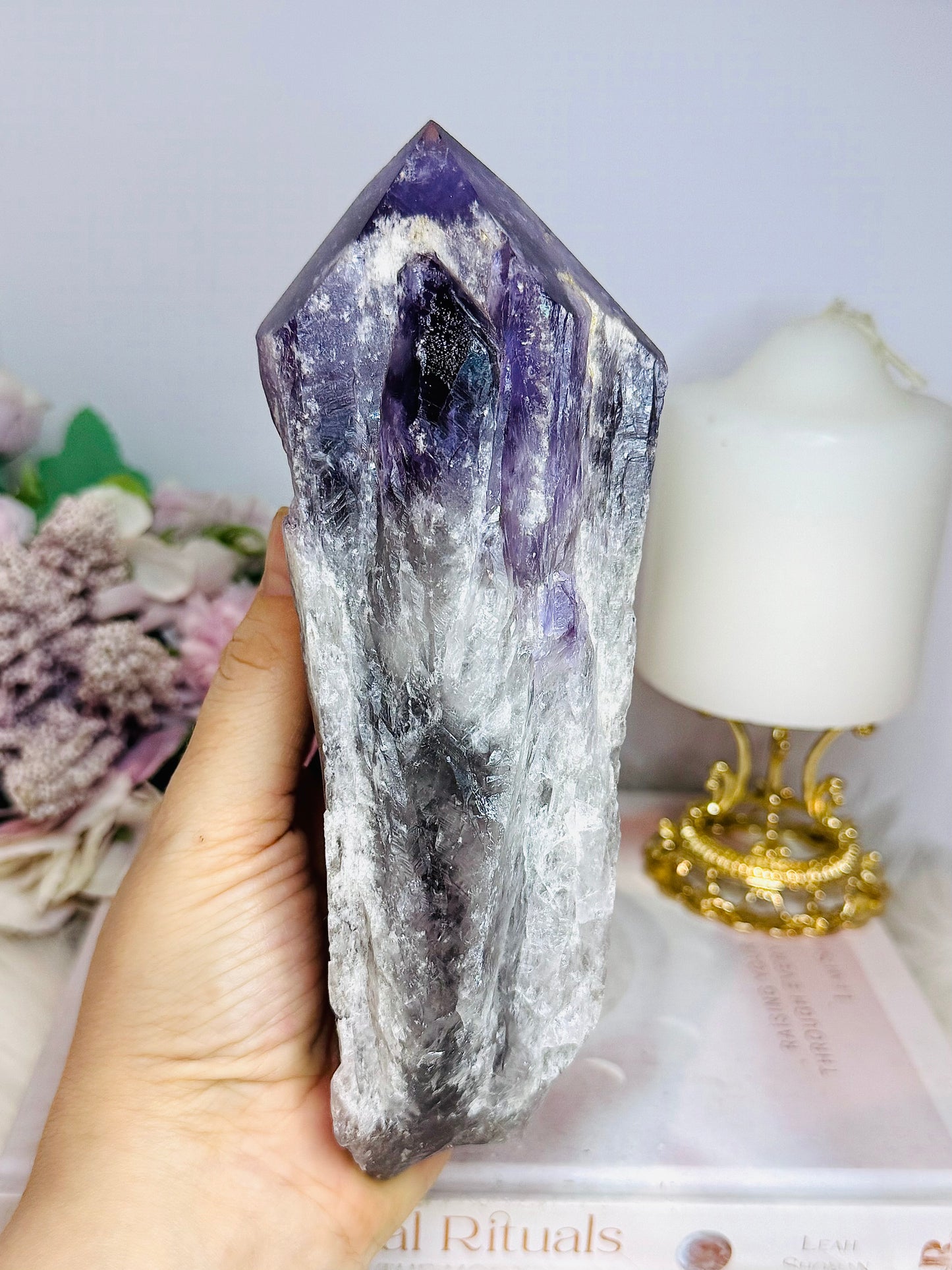 Large Amethyst Dog Tooth Point 18cm 696g