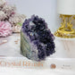 Amethyst Base Cut Cluster 370g 7.5cm