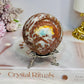 Druzy Jasper Sphere on Stand 409g