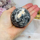 Druzy Black Sphalerite Sphere on Stand 260g