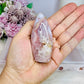 Pink Amethyst Druzy Flame | Freeform 8cm