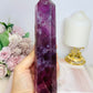 Large Purple Fluorite Tower 19cm