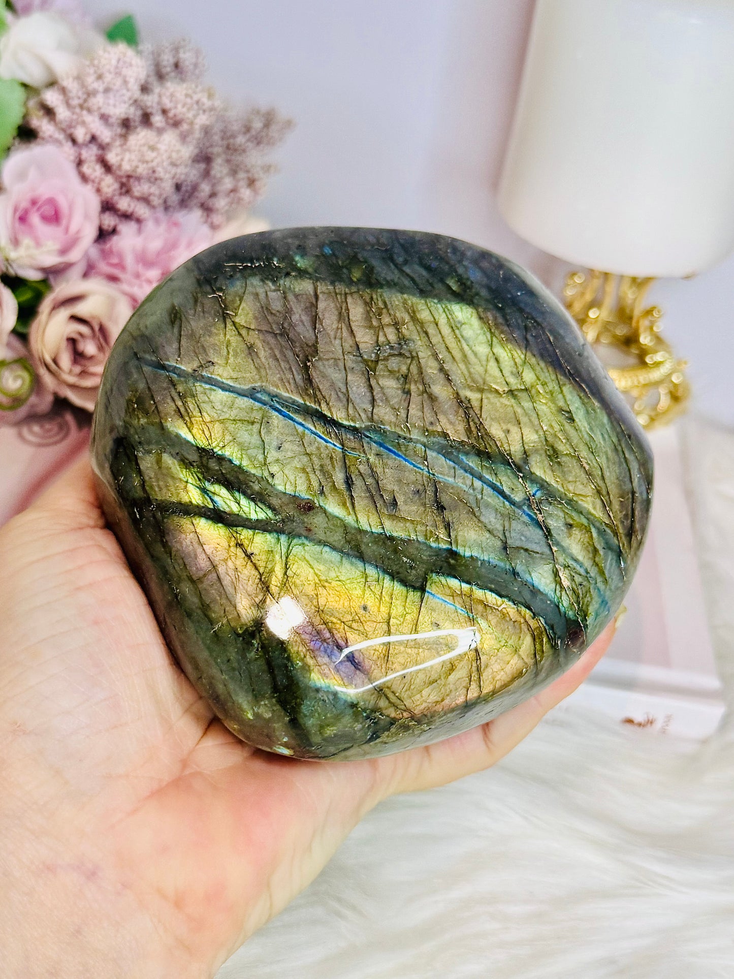 Large Labradorite Freeform Full of Flash 1.26kg