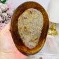 Large Carnelian Carved Bowl 13.5cm 705g