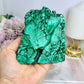 Large Natural AAA Malachite Slab on Stand 9.5cm 222g