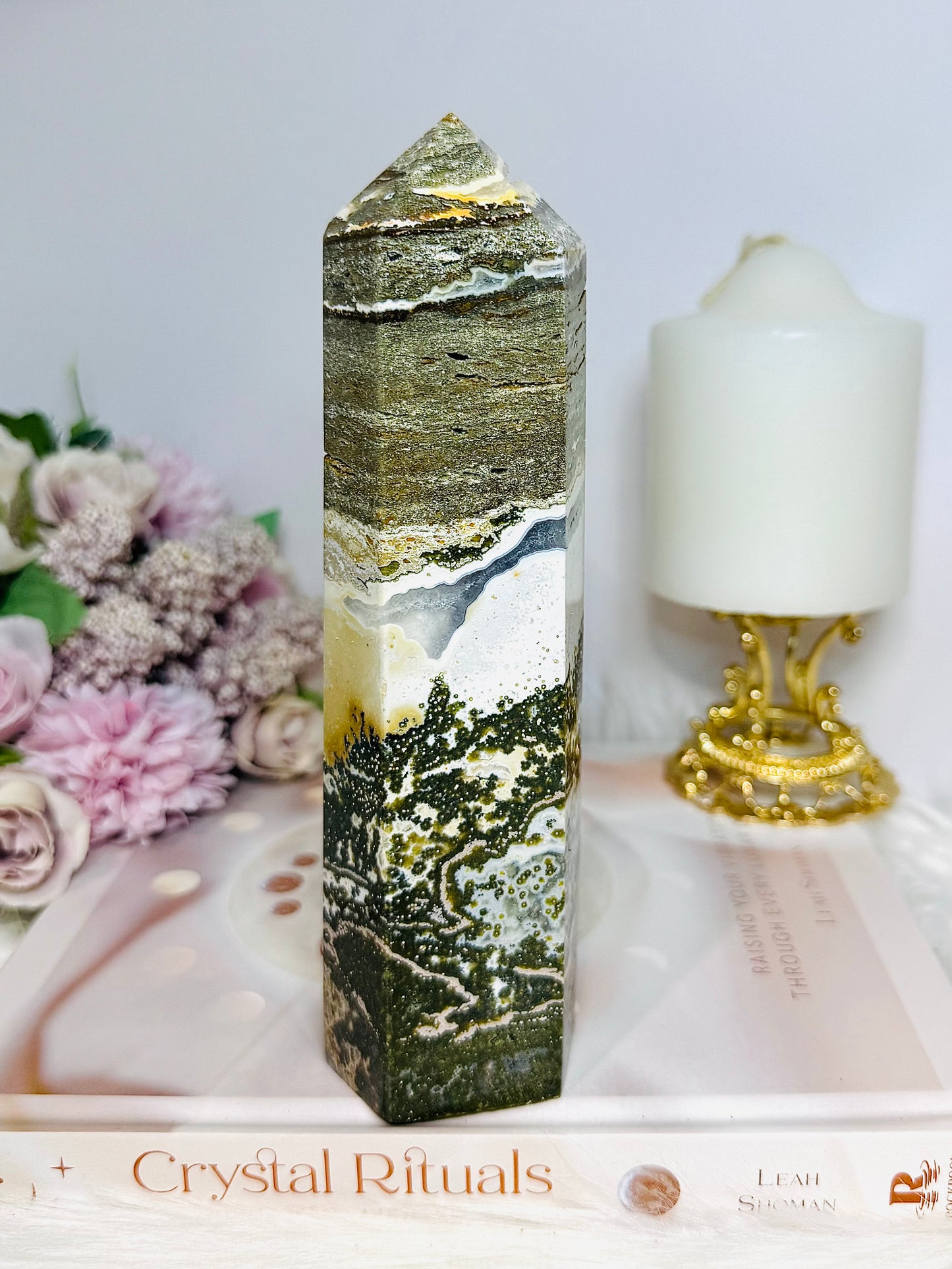 Chunky Ocean Jasper Tower 18cm 751g