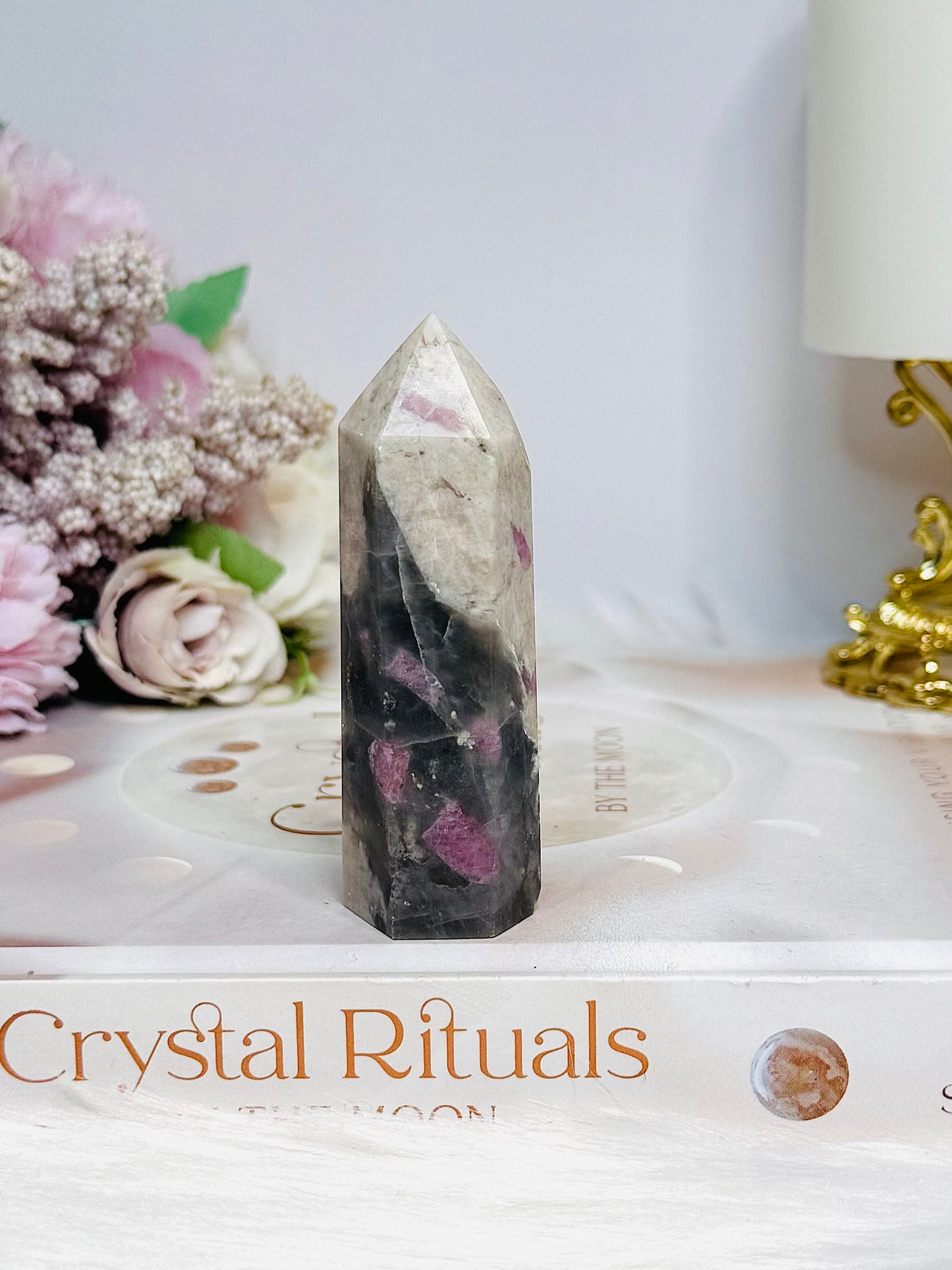 Pink Tourmaline Tower 8cm