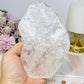 Large Clear Quartz Slab with Rainbows On Stand 14.5cm 358g