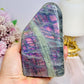 Natural Large Pink & Purple Flash Labradorite Freeform 11cm 610g