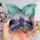 Rainbow Fluorite Butterfly Dish 9cm