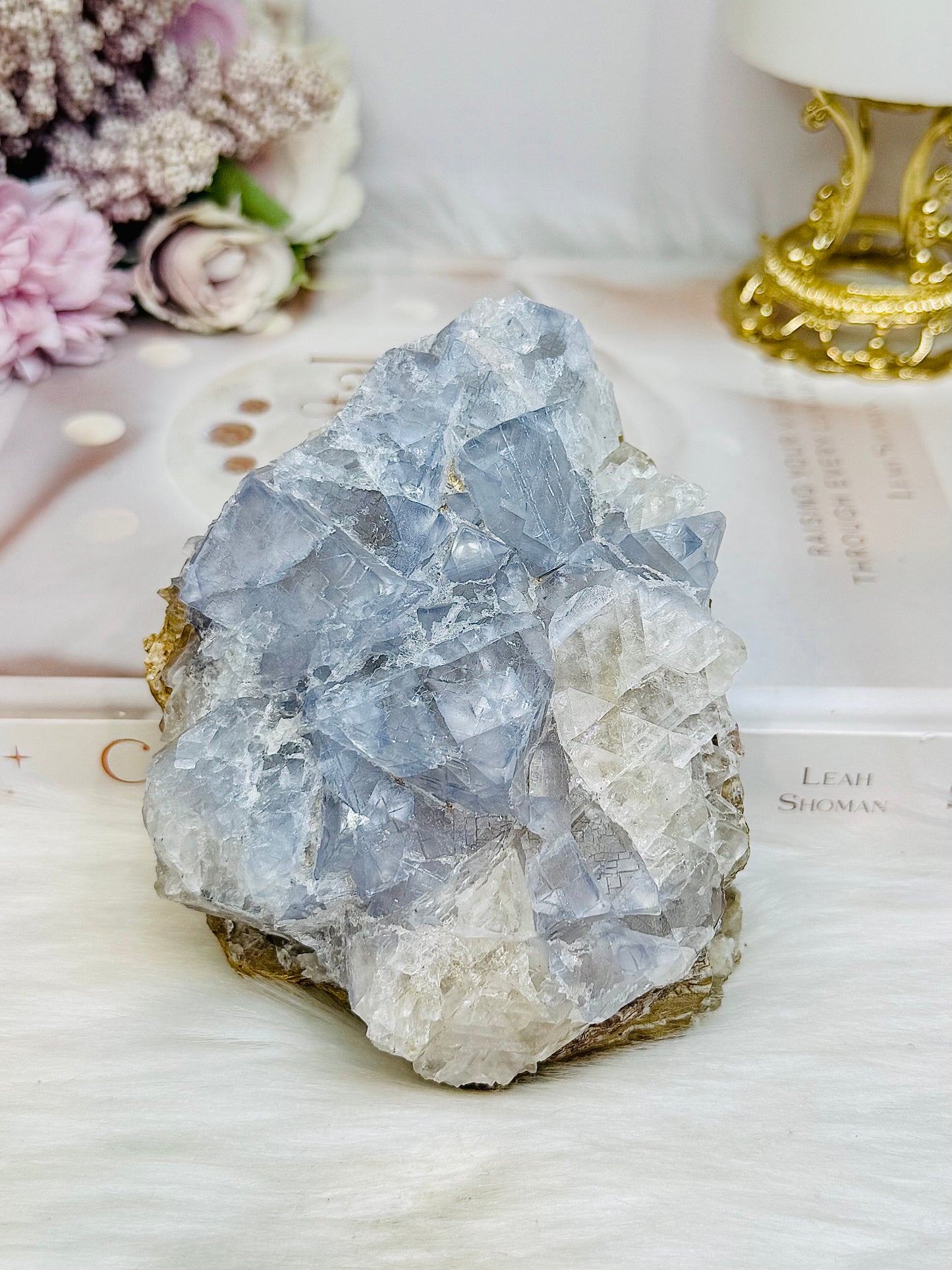 Large Pastel Cubed Fluorite Freeform 11cm 681g