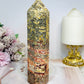 Large Leopard Skin Jasper Chunky Tower 18cm