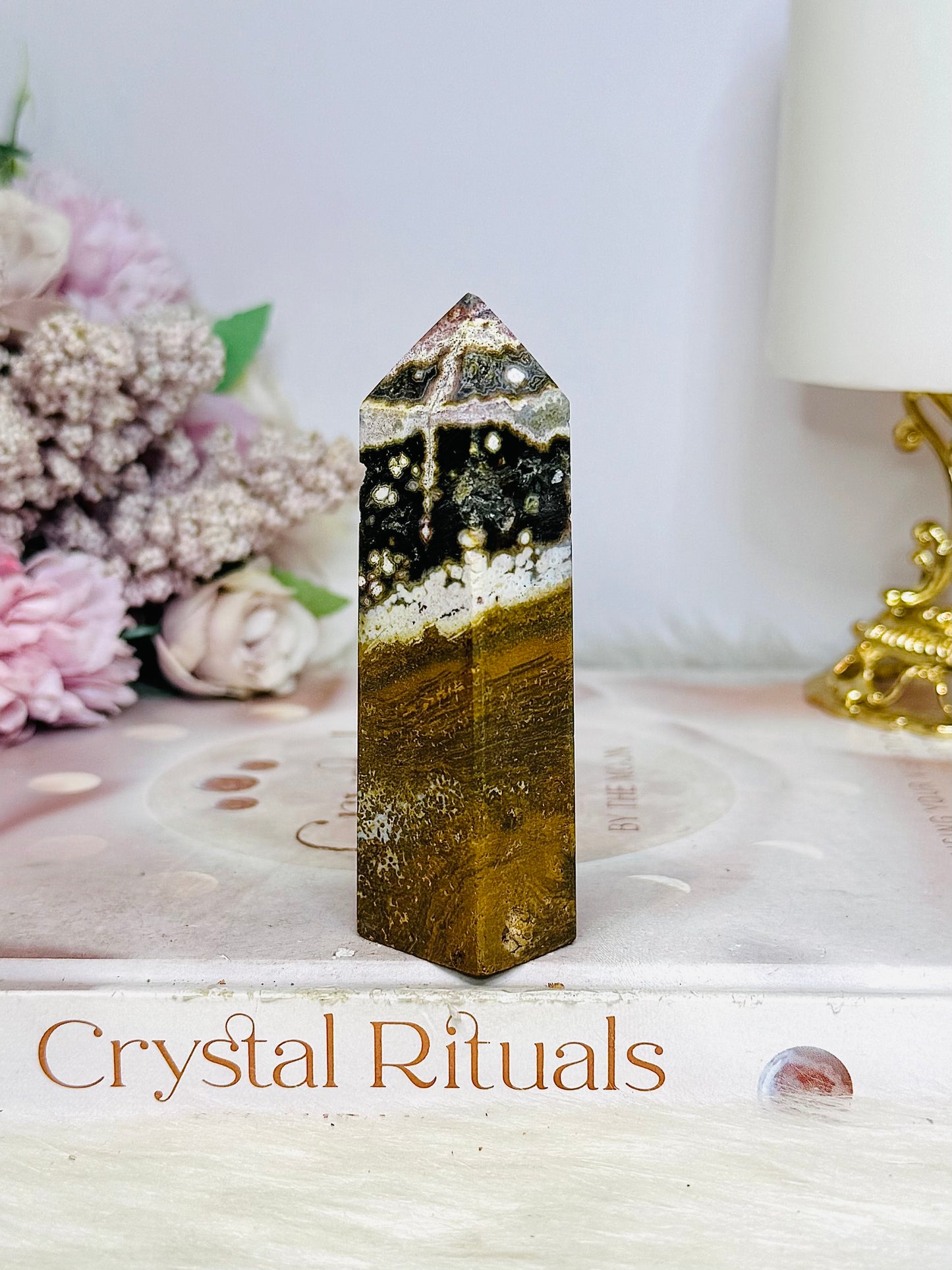 Orbicular Ocean Jasper Tower 8.5cm