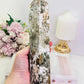 Large Chunky 24cm 793gram Druzy Orbicular Ocean Jasper Tower