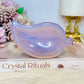 Pink Opalite Leaf Bowl 11cm