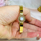 Brass Moonstone Bangle