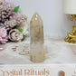 Dentrictic Leaf Rose Quartz Tower 8cm