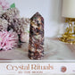 Beautiful Chunky Root Fluorite Tower | Point 8cm