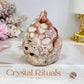 High Grade Druzy Flower Agate Freeform 8cm