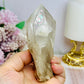 Natural Smokey Quartz Point with Rainbows