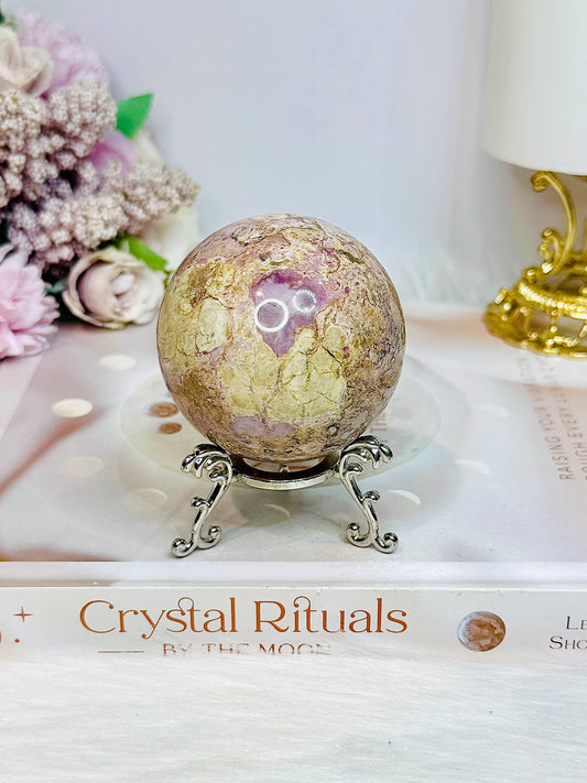 Phosphosiderite Sphere on Stand 259g
