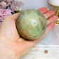 Large Green Moonstone Sphere on Timber Stand 383g