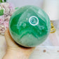 Huge Green Fluorite Sphere on Stand 1.95KG