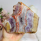 Large Natural Crazy Lace Amethyst Slab 16cm 430g