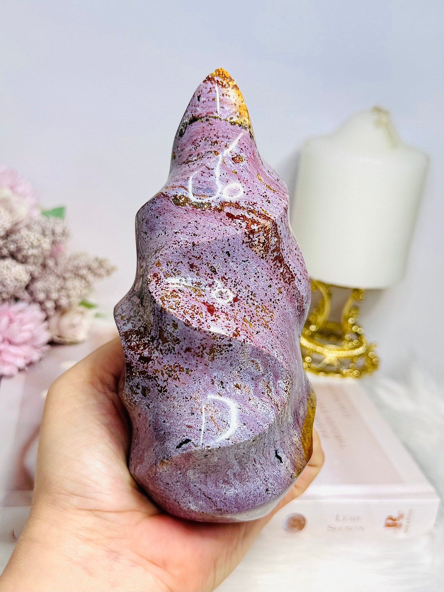 Large High Grade Ocean Jasper Flame 15cm 852g