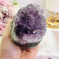 Large Chunky Amethyst Mushroom Carving 553grams 12cm