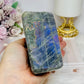 Purple Flash Labradorite Freeform 12cm 835g (flash looks blue in pics but is purple)