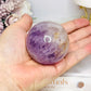 Purple Agate Sphere on Stand 236g