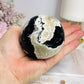 Large Volcano Agate Sphere (UV Reactive) On Stand 379g