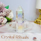 Clear Quartz Angel Aura Tower 8.5cm