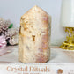Chunky Pink Amethyst Druzy Tower 11cm 460g