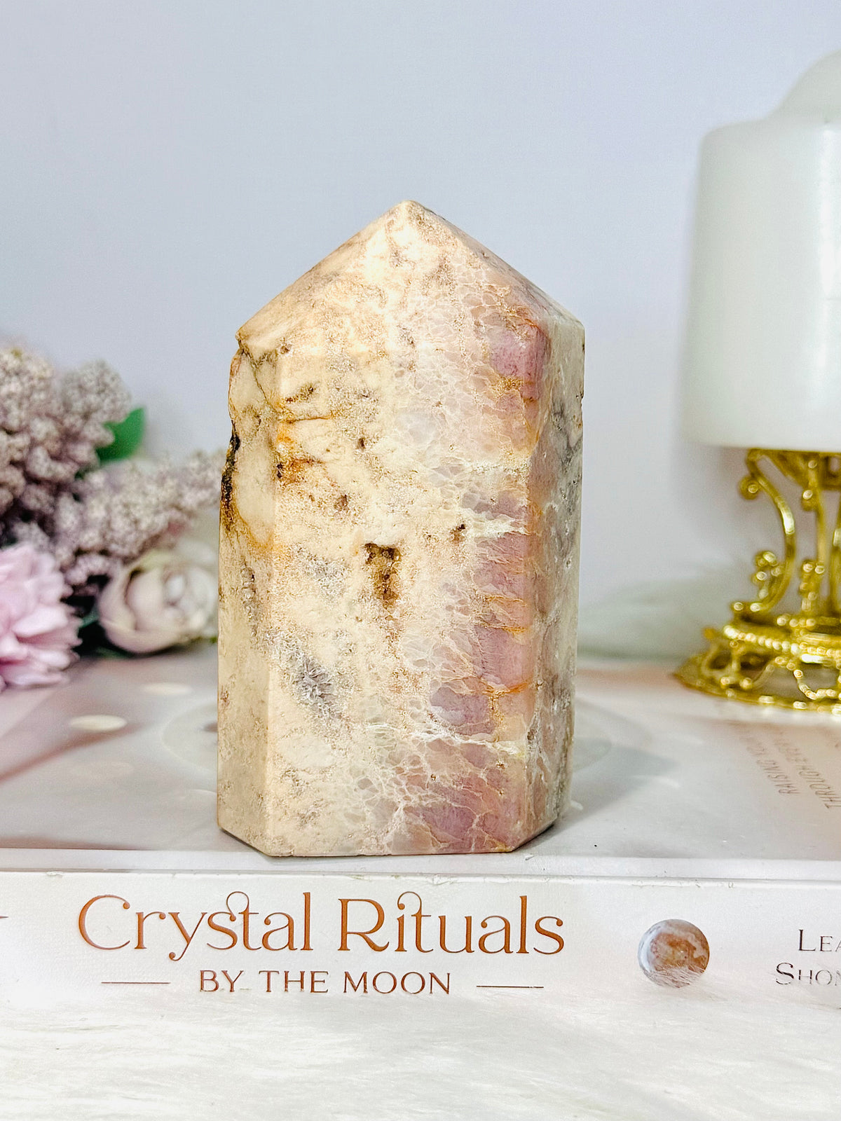Chunky Pink Amethyst Druzy Tower 11cm 460g