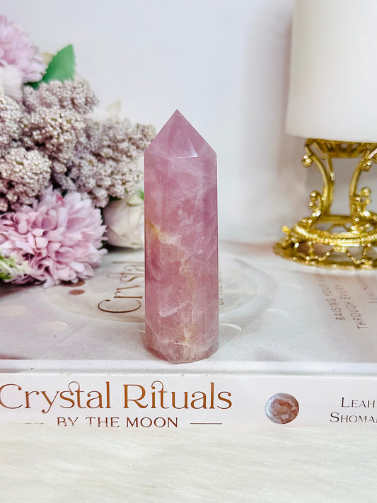 Rose Quartz Tower 8.5cm