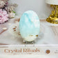 Caribbean Calcite Palm Stone (stand is display only)