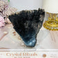 Black Tourmaline in Quartz Slab on Stand 10cm