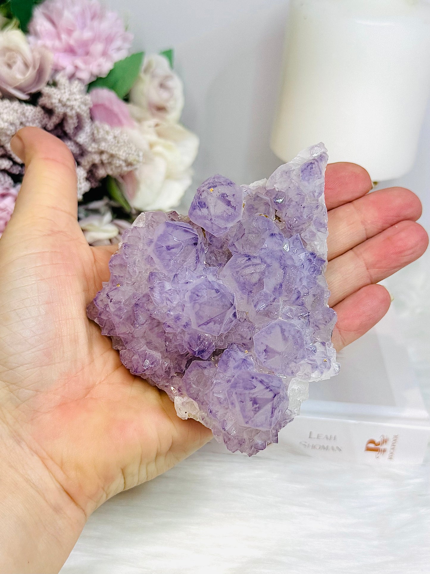 Large Natural Spirit Quartz Cluster Specimen 323g