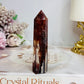 High Grade Fire Quartz Tower with Rainbows 8.5cm
