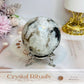 Large Rainbow Moonstone Sphere with Blue Flash 464g