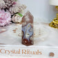 Flower Agate Tower 7cm