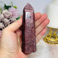 Strawberry Quartz High Grade Tower 12cm