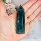 Blue & Green Fluorite Tower 9cm