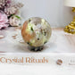 Peach Blossom Tourmaline Sphere On Stand 190g