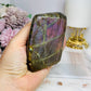 Pink & Purple Flash Labradorite Freeform 9cm 385g