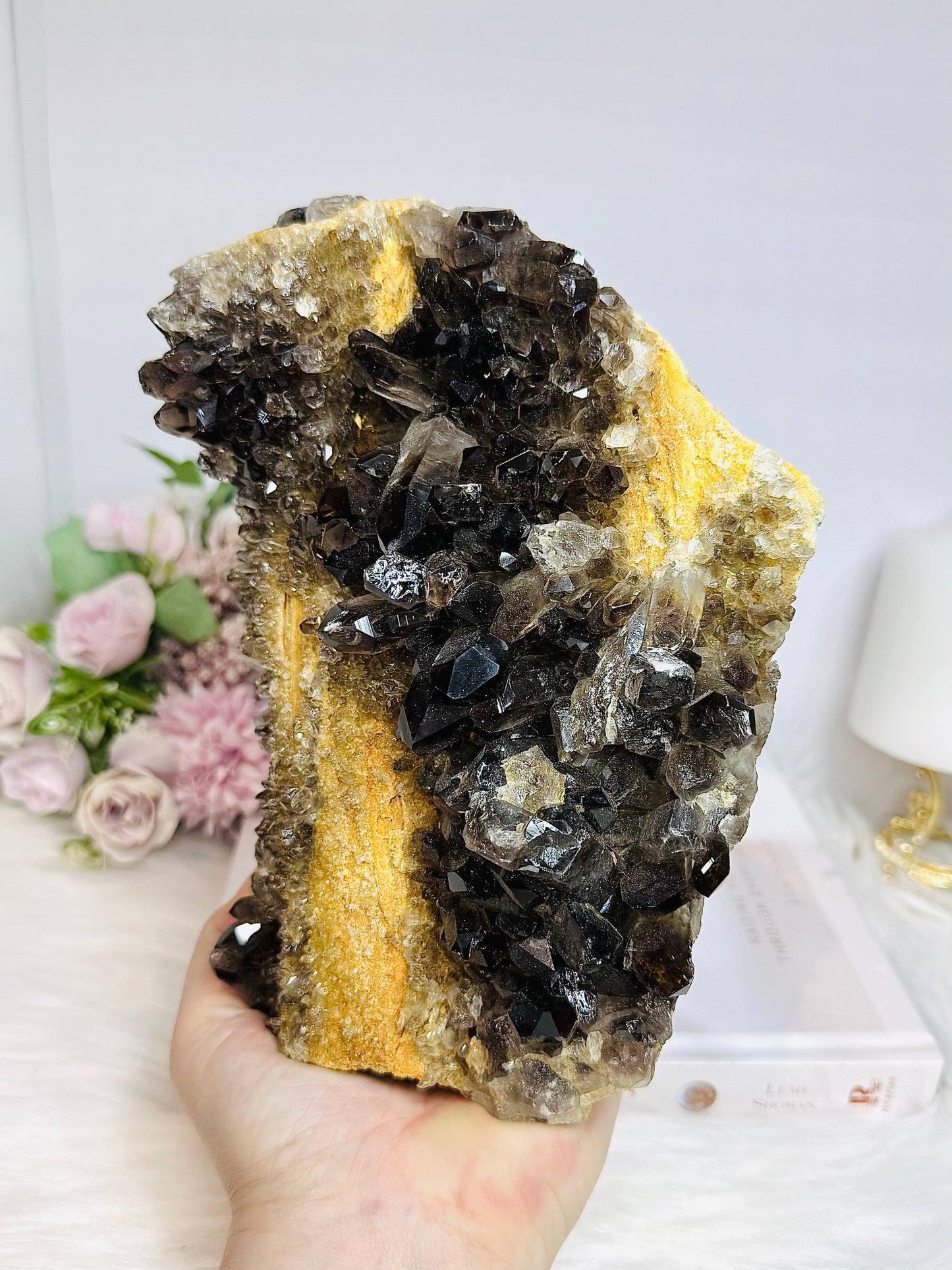 Huge Smokey Quartz Cluster 3.29KG 18cm