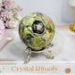 Money Agate Sphere on Stand 291g