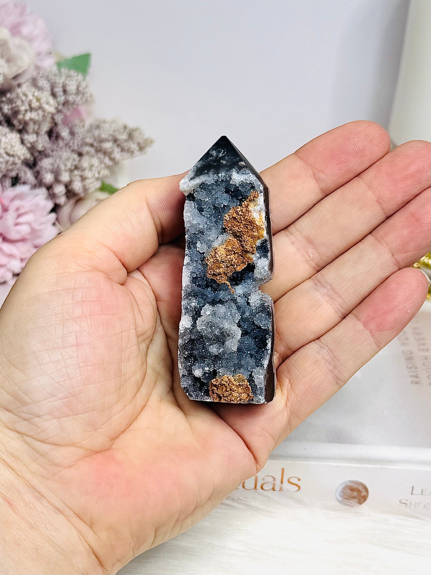 Black Sphalerite Tower 7.5cm